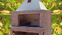 Barbecue 'il Rustico' realizzato dalla ditta Fratelli Giannini